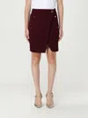 Elisabetta Franchi Skirt  Woman Color Red In Animal Print