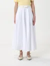 Elisabetta Franchi Skirt  Woman Color White
