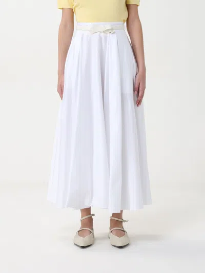 Elisabetta Franchi Skirt  Woman Color White