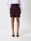 Elisabetta Franchi Skirt  Woman Color Wine In Burgundy