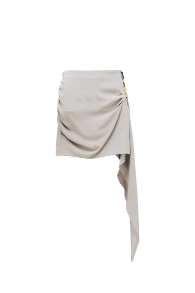 Elisabetta Franchi Skirt  Woman In Grey