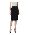 Elisabetta Franchi Skirt In Crêpe Fabric With Logo Ribbon In Black