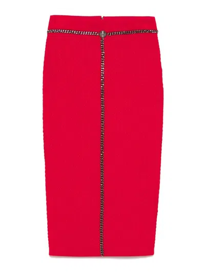Elisabetta Franchi Skirt In Red