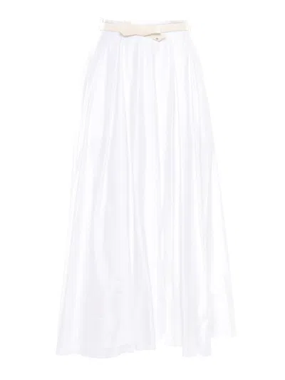 Elisabetta Franchi Skirt In White