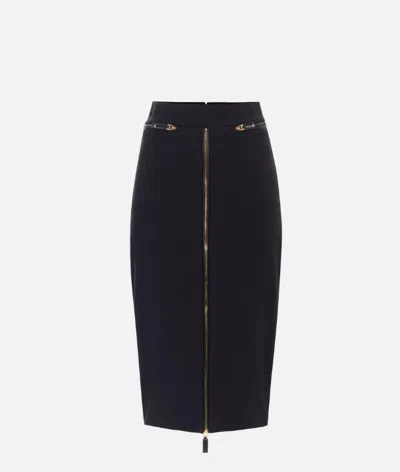 ELISABETTA FRANCHI ELISABETTA FRANCHI SKIRT WITH ZIP