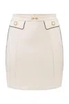 Elisabetta Franchi Tailored A-line Skirt With Decorative Buttons