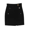 Elisabetta Franchi Button-detailed Mini Skirt In Black
