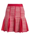Elisabetta Franchi High-waisted Pleated Skirt In Bg1