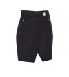 Elisabetta Franchi Button-detailed Mini Skirt In Black