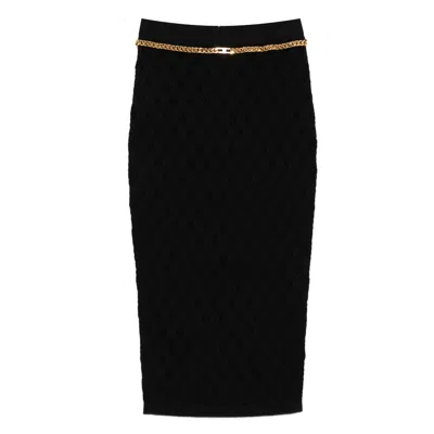 ELISABETTA FRANCHI SKIRTS BLACK
