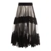 Elisabetta Franchi Skirts Blacks And Greys In Multi