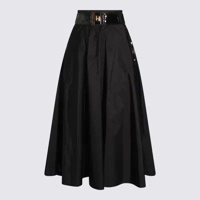 ELISABETTA FRANCHI SKIRTS BLACKS AND GREYS