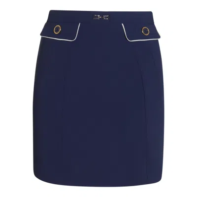 Elisabetta Franchi Skirts Blue And Green