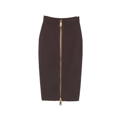 Elisabetta Franchi Skirts In Brown