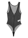 Elisabetta Franchi Sleeveless Bodysuit In Black