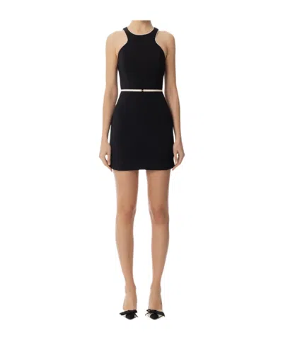 Elisabetta Franchi Sleeveless Dress In Black