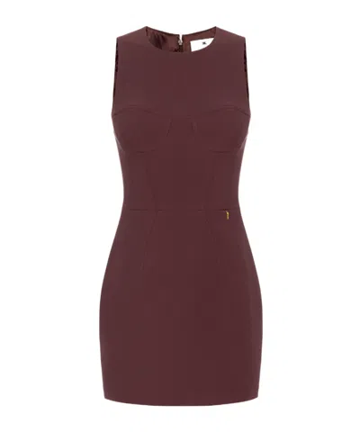 Elisabetta Franchi Sleeveless Dress In Red