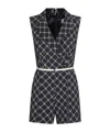 Elisabetta Franchi Black Jumpsuits In Multi