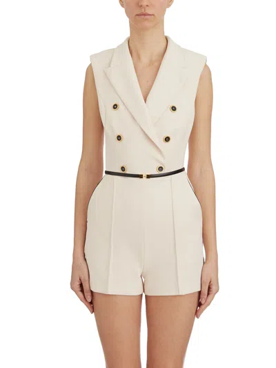 ELISABETTA FRANCHI ELISABETTA FRANCHI SLEEVELESS JUMPSUIT WITH BELT