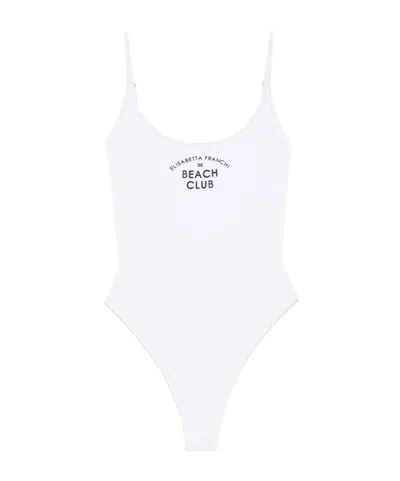 ELISABETTA FRANCHI SLEEVELESS ONE-PIECE SWIMSUIT