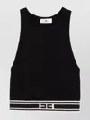Elisabetta Franchi Top In Black