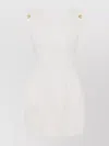 Elisabetta Franchi Sleeveless V-back Dress Shoulder Hardware