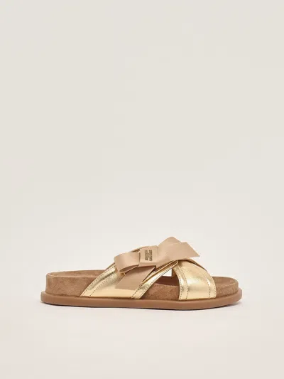 Elisabetta Franchi Kids' Sliders Sliders In Gold