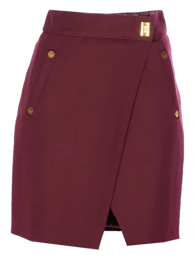 ELISABETTA FRANCHI SLIT A-LINE SKIRT