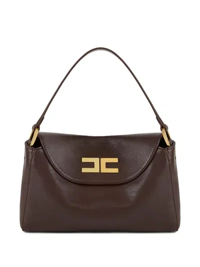 Elisabetta Franchi Small Avenue Bag In Brown