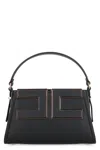 Elisabetta Franchi Black Handbag With Maxi Logo In Black