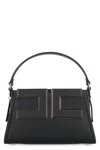 Elisabetta Franchi Black Handbag With Maxi Logo In Black