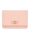 Elisabetta Franchi Small Logo Shoulder Bag In Nude