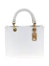 Elisabetta Franchi Tote Small Bag In White