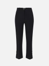Elisabetta Franchi Women's Cropped Flared Trousers In Black