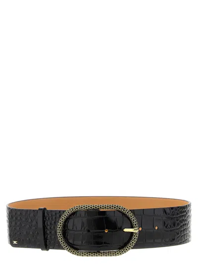 Elisabetta Franchi Snake Buckle Belt Belts Black