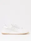 Elisabetta Franchi Ivory Leather Sneaker In White