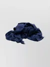 ELISABETTA FRANCHI SOFT FRAYED EDGE SCARF WITH TEXTURED FINISH