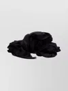 Elisabetta Franchi Soft Frayed Edge Scarf With Textured Finish