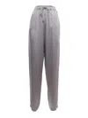 Elisabetta Franchi Soft Gray Trousers In Grey