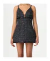Elisabetta Franchi Sequin-embellished Tweed Mini Dress