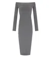 Elisabetta Franchi Off-shoulder Midi Dress