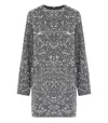 Elisabetta Franchi Sequinned Chenille Mini Dress