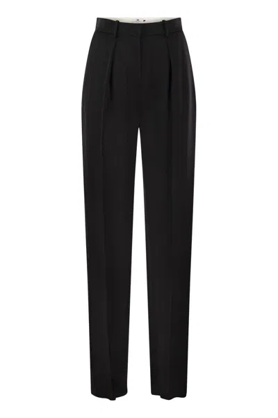 ELISABETTA FRANCHI ELISABETTA FRANCHI STRAIGHT BLACK PANTS