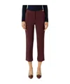 Elisabetta Franchi Straight Casual Pants In Brown