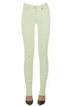 Elisabetta Franchi Straight Leg Jeans In Green
