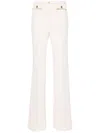 Elisabetta Franchi Flared Trousers With High Waist