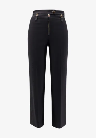 ELISABETTA FRANCHI STRAIGHT-LEG TAILORED PANTS