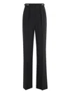 Elisabetta Franchi Trousers With Pleats And Pockets In Black