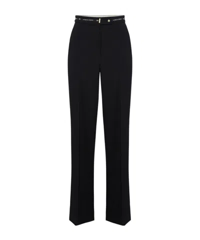 ELISABETTA FRANCHI STRAIGHT-LEG TROUSERS