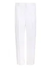 Elisabetta Franchi Straight-leg Trousers In White